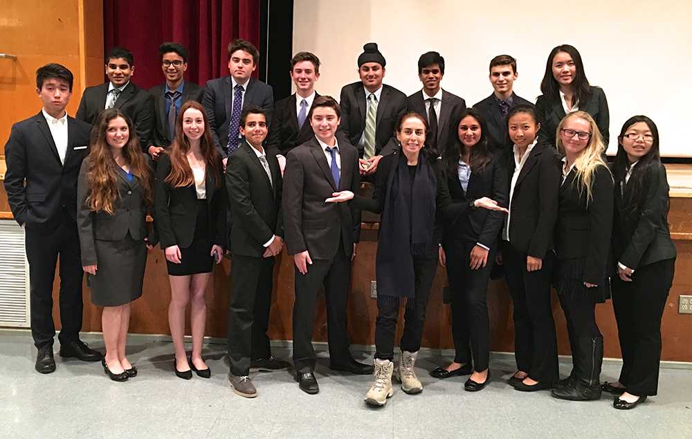 Debate team captains qualify for state Talon