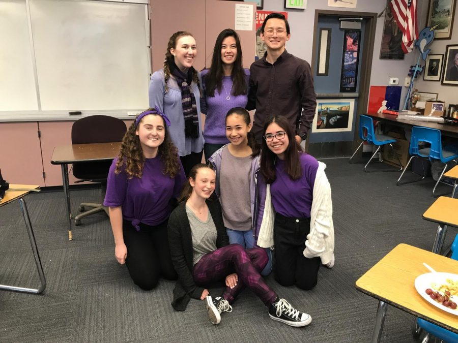 Members+of+Key+Club+wear+purple+to+remember+Gabriella+Chabot.
