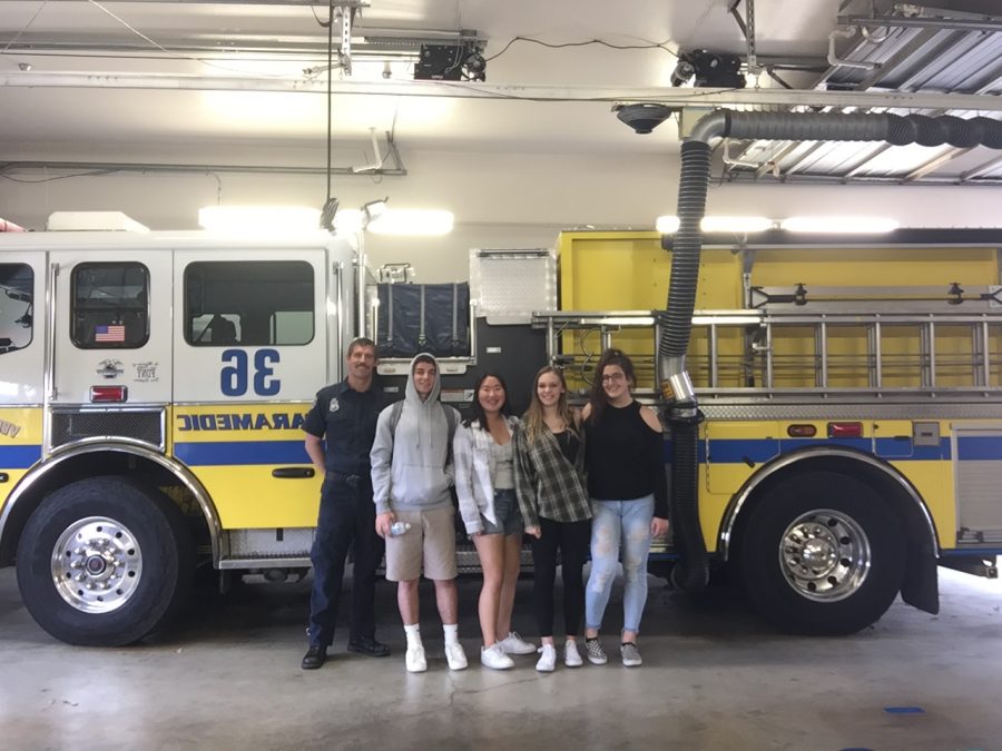 Students+at+the+Ventura+County+Fire+House.