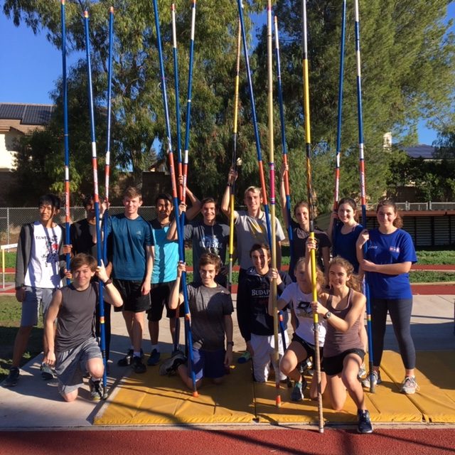 On+Jan.+21%2C+14+members+of+the+track+team+met+for+the+first+pole+vaulting+practice+of+the+season