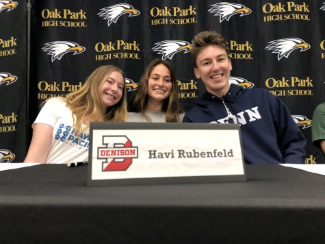 Student athletes commit to various colleges