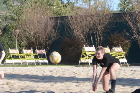 On an ordinary Tuesday practice, Payton dives to save a ball from a sandy embrace. Payton’s athleticism allowed her to quickly adjust to her new sport
