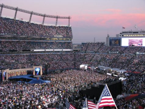 The 2008 Democratic National Convention nominates and confirms former President Barack Obama and former vice president John McCain
