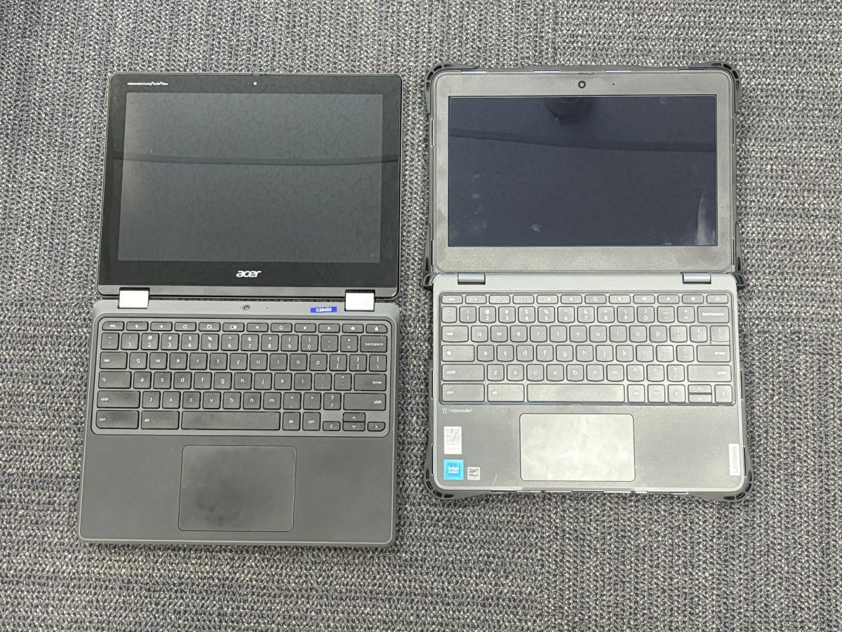 Comparison of Acer R853T series and Lenovo 100e Chromebook Gen 4.