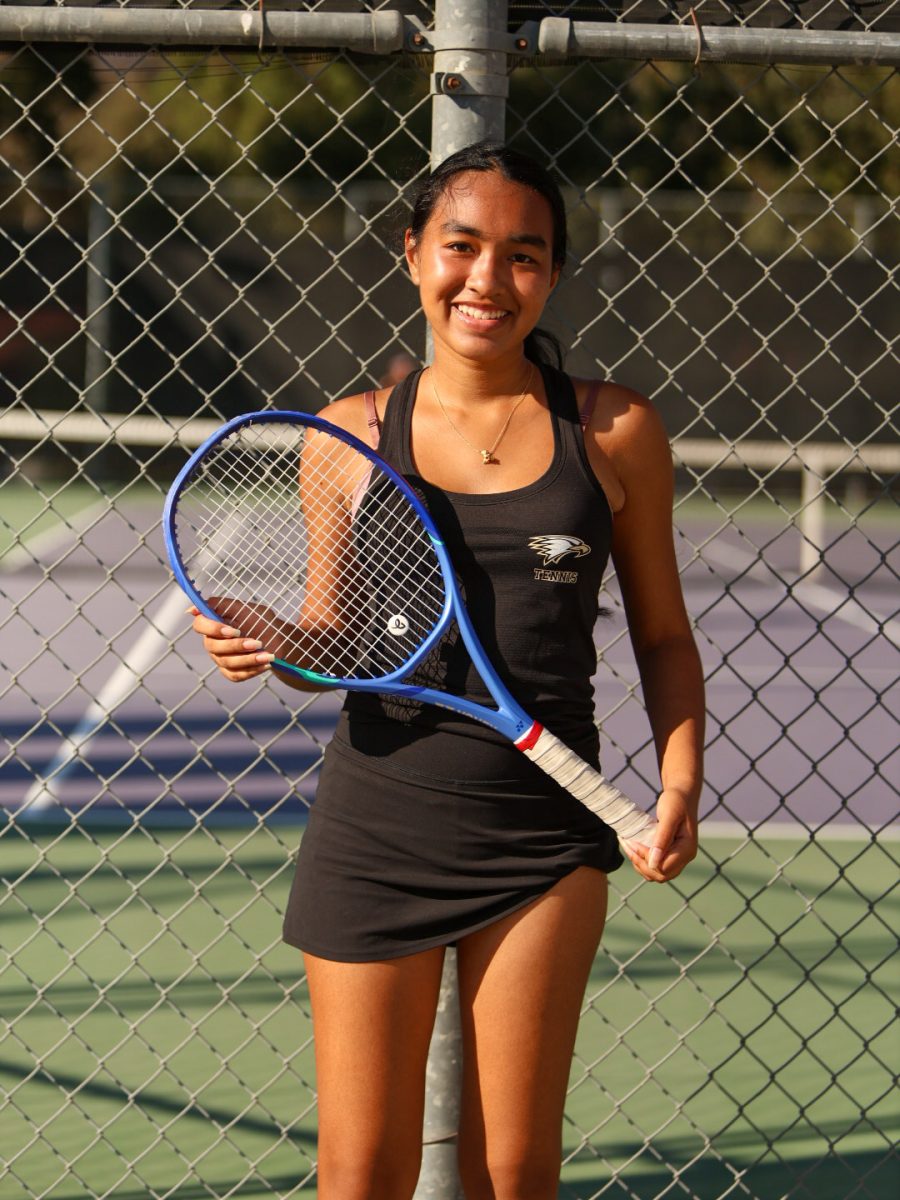 OPHS girls tennis senior captain Niyati Guram.
