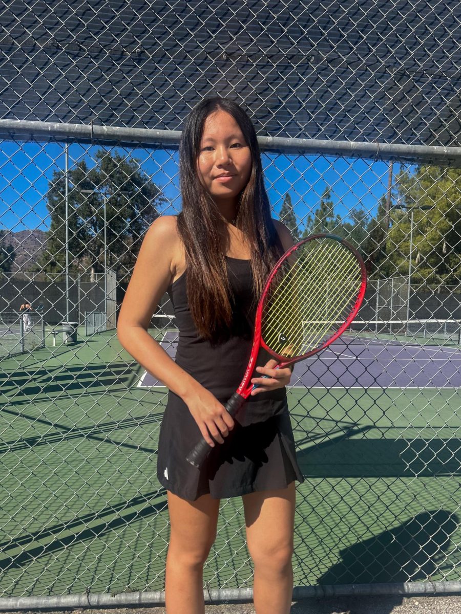 OPHS girls tennis senior captain Abigail Li.