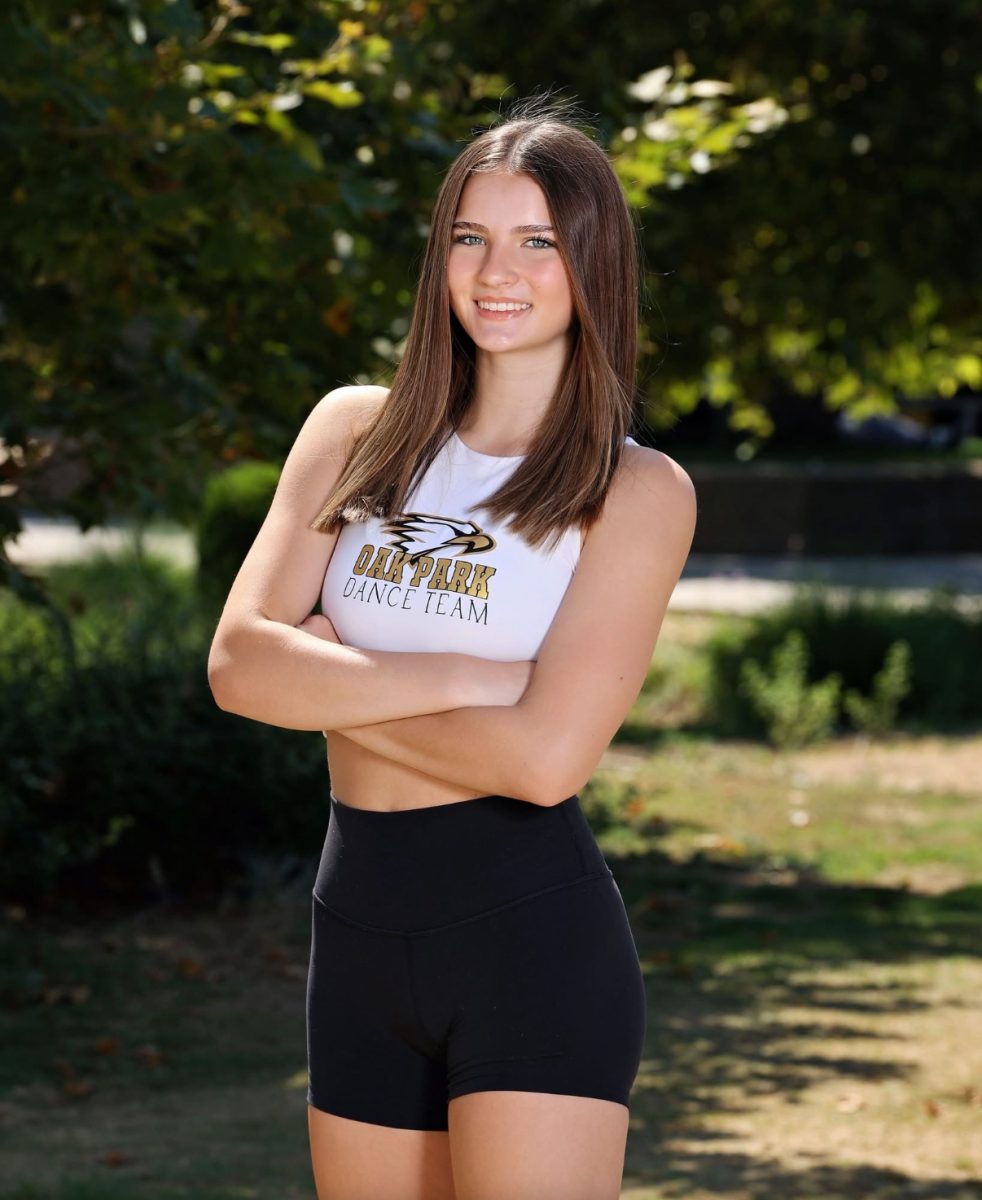 Yantis-Blank posing for a headshot (Photo by Maddyn Yantis-Blank/OPHS)